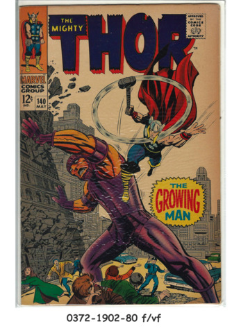 THOR #140 © May 1967 Marvel Comics